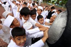 Siswa SD Mengisi Ramadan dengan Manasik Haji