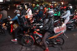 Pemudik Motor Mulai Tinggalkan Ibu Kota