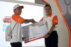 BNI Berangkatkan 1.000 Pemudik dengan Kereta Api