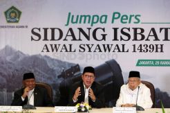 Pemerintah Tetapkan 1 Syawal Jatuh Pada 15 Juni 2018