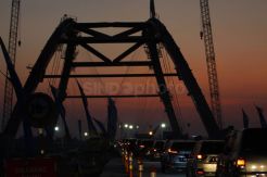 Kepadatan Arus Balik di Jembatan Kali Kuto