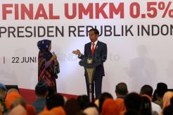 Presiden Joko Widodo Luncurkan Aturan Penurunan Tarif Pph