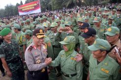 Kapolda Jateng dan Pangdam IV/Diponegoro Pimpin Apel Pengamanan Pilkada Jateng