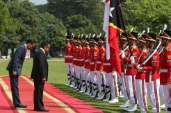 Presiden Joko Widodo Sambut Kunjungan Presiden Timor Leste di Bogor