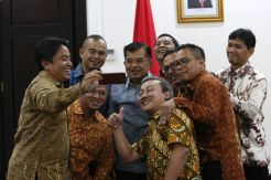 Wapres Jusuf Kalla Terima Kunjungan Pimred MNC Group