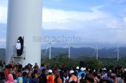 Presiden Jokowi Resmikan PLTB Sidrap