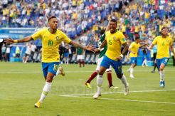 Tundukkan Meksiko 2-0, Brasil Melaju ke Perempat Final Piala Dunia 2018