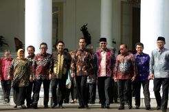 Presiden Jokowi Silaturahmi dengan Bupati di Istana Bogor