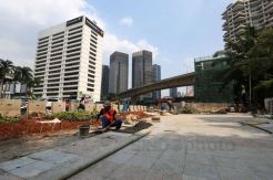 Jelang Asian Games 2018, Pedestrian di Jalan Sudirman Jakarta Dipercantik