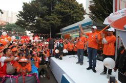 Menteri BUMN Ikuti Fun Walk HUT Ke-72 BNI