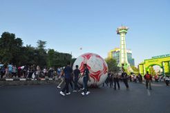 Sosialisasi Asian Games Meriahkan HUT Ke-72 Bhayangkara