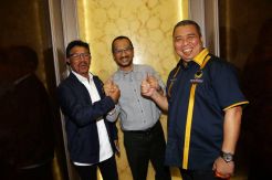 Mantan Ketua KPK Abraham Samad Temui Surya Paloh