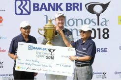 Justin Harding Juarai Turnamen Golf BRI Indonesia Open 2018