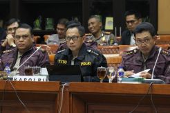 Kapolri Rapat Kerja dengan Komisi III DPR