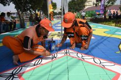 Sambut Asian Games, Trotoar di Kemayoran Dipercantik