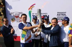 Obor Asian Games 2018 Lewati Kampung Berseri Astra Denpasar