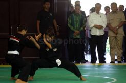 Presiden Jokowi Tinjau Pelatnas Pencak Silat