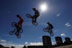 Adu Balap BMX di Kejuaraan Eropa