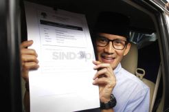 Sandiaga Uno Serahkan LHKPN ke KPK