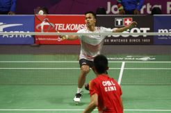 Kandaskan Chen Long, Anthony Ginting ke Semifinal Asian Games 2018