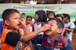 Siswa Sekolah Alternatif Anak Jalanan Ikuti Program Pertamina Energi Negeri