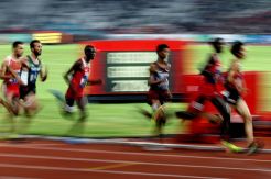 Final Lari Halang Rintang 3000 Meter Putra