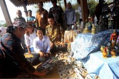 Menteri BUMN Tinjau Balkondes BNI di Magelang