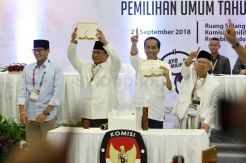 Jokowi-Maruf Nomor Urut 1, Prabowo-Sandi 2