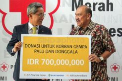KB Financial Group Salurkan Bantuan Gempa Palu Kepada PMI