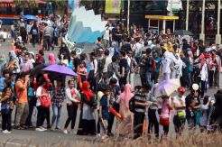 Antusiasme Penonton Menyaksikan Laga Bulutangkis