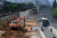 Proyek LRT di Rasuna Said Dikebut