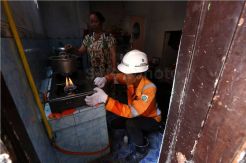 Ribuan Warga Probolinggo Manfaatkan Gas Bumi