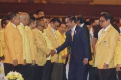 Presiden Jokowi Hadiri HUT Golkar ke - 54