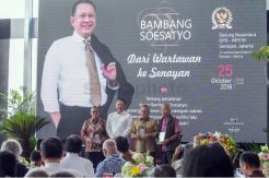 Ketua DPR Bambang Soesatyo Luncurakan Buku Dari Wartawan ke Senayan