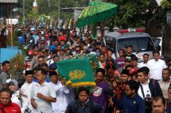 Pemakaman Korban Lion Air JT 610 Jannatun Cintya Dewi di Sidoarjo