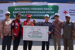 Korindo Bantu Korban Gempa Sulteng dengan 112.120 Lembar Plywood
