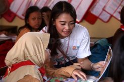 Keseruan Karyawan Millenial BNI Mengajar Siswa Sekolah Dasar