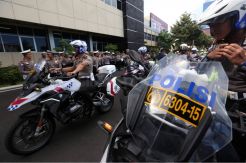 Korlantas Mabes Polri Serahkan 29 Sepeda Motor ke Polda Jatim