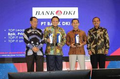 Bank DKI Raih Penghargaan TOP IT & TELCO
