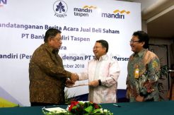 Bank Mandiri dan Taspen Kuatkan Modal Bank Mantap