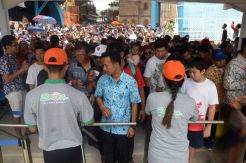 Ribuan Pengunjung Hadiri Pembukaan Saloka Theme Park