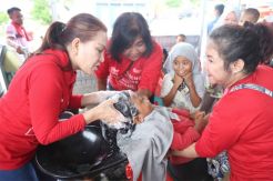 Asuransi Sinar Mas Gelar Kegiatan CSR Bagi Pengungsi Palu
