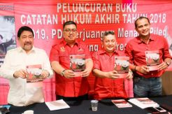 PDI Perjuangan Luncurkan Buku Catatan Hukum Akhir Tahun 2018