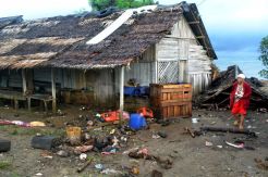 Ratusan Rumah di Pandeglang Rusak Diterjang Tsunami