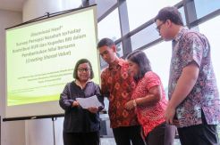 Diseminasi Hasil Survey Persepsi Nasabah Terhadap Kontribusi KUR