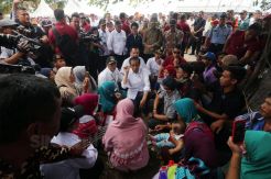 Presiden Jokowi Kunjungi Pengungsi Korban Tsunami Lampung