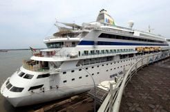 Kapal Pesiar Italia Bersandar di Surabaya North Quay