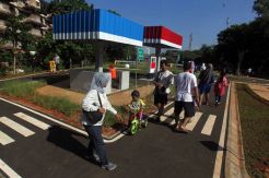 Bermain Sambil Belajar di Taman Pintar Berlalu Lintas Tebet