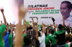 Presiden Jokowi Hadiri Silatnas Pengemudi Online