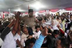 Prabowo Hadiri Rapat Konsolidasi Koordinator TPS Se-DKI Jakarta